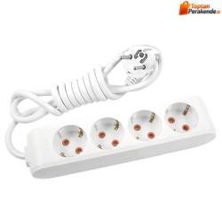 Viko Multi-Let Dörtlü Grup Priz Topraklı 2 Metre Beyaz (Çocuk Korumalı) 90113402